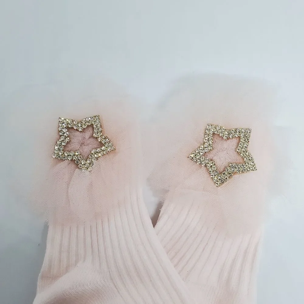 NWOT Chicbaby Pink Star Socks